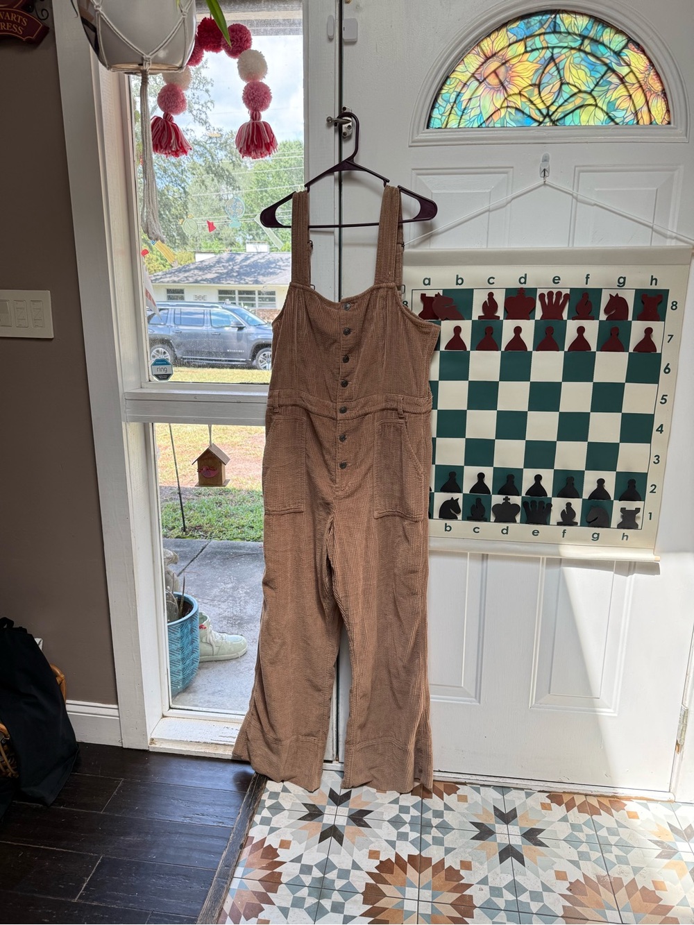 aerie XL Corduroy Kick Flare Overalls! - Picture 2 of 4